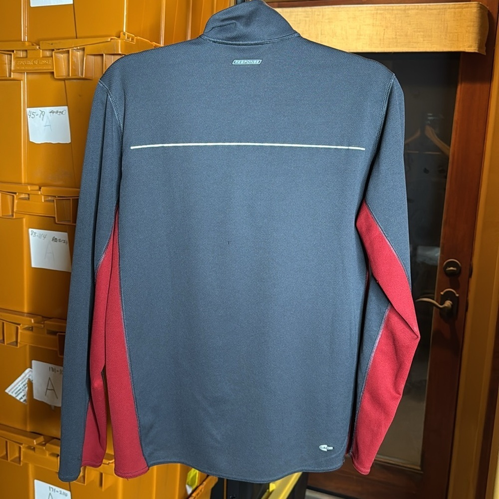 Vintage Adidas Performance Pullover Gray Red Size… - image 8